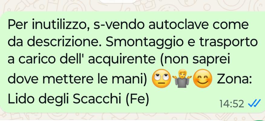Autoclave Elettrico gratis - Altri Elettronica a Bologna - foto 4
